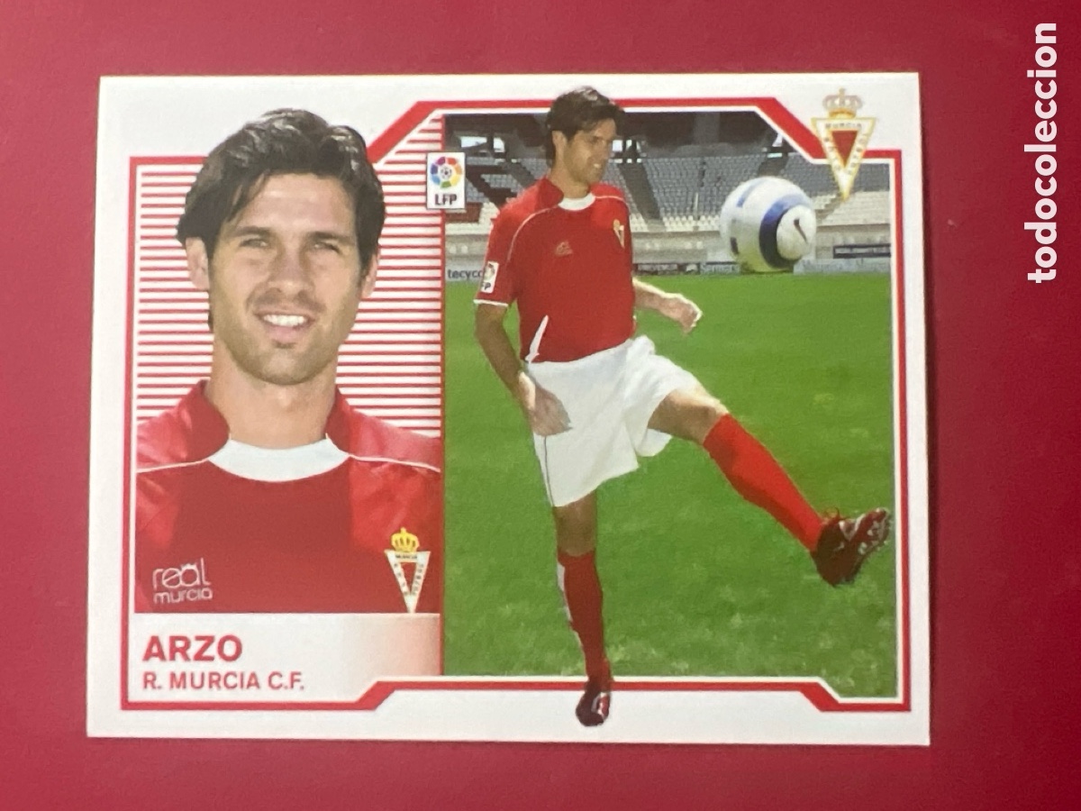 Cromos de F&uacute;tbol: C5280. Arzo Real Murcia Liga Este 07 08