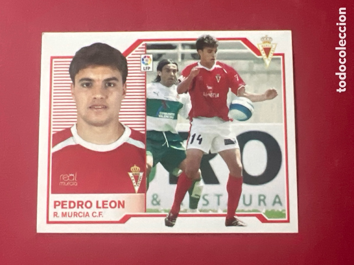 Cromos de F&uacute;tbol: C5281. PEDRO LEON MURCIA EDICIONES ESTE LIGA 07-08 PANINI 2007 2008 SIN PEGAR