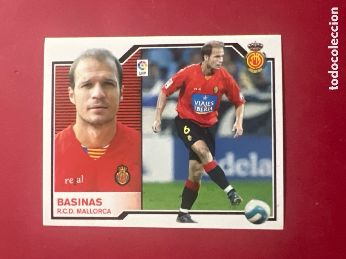 Cromos de F&uacute;tbol: C5283. Basinas RCD Mallorca Liga Este 07 08