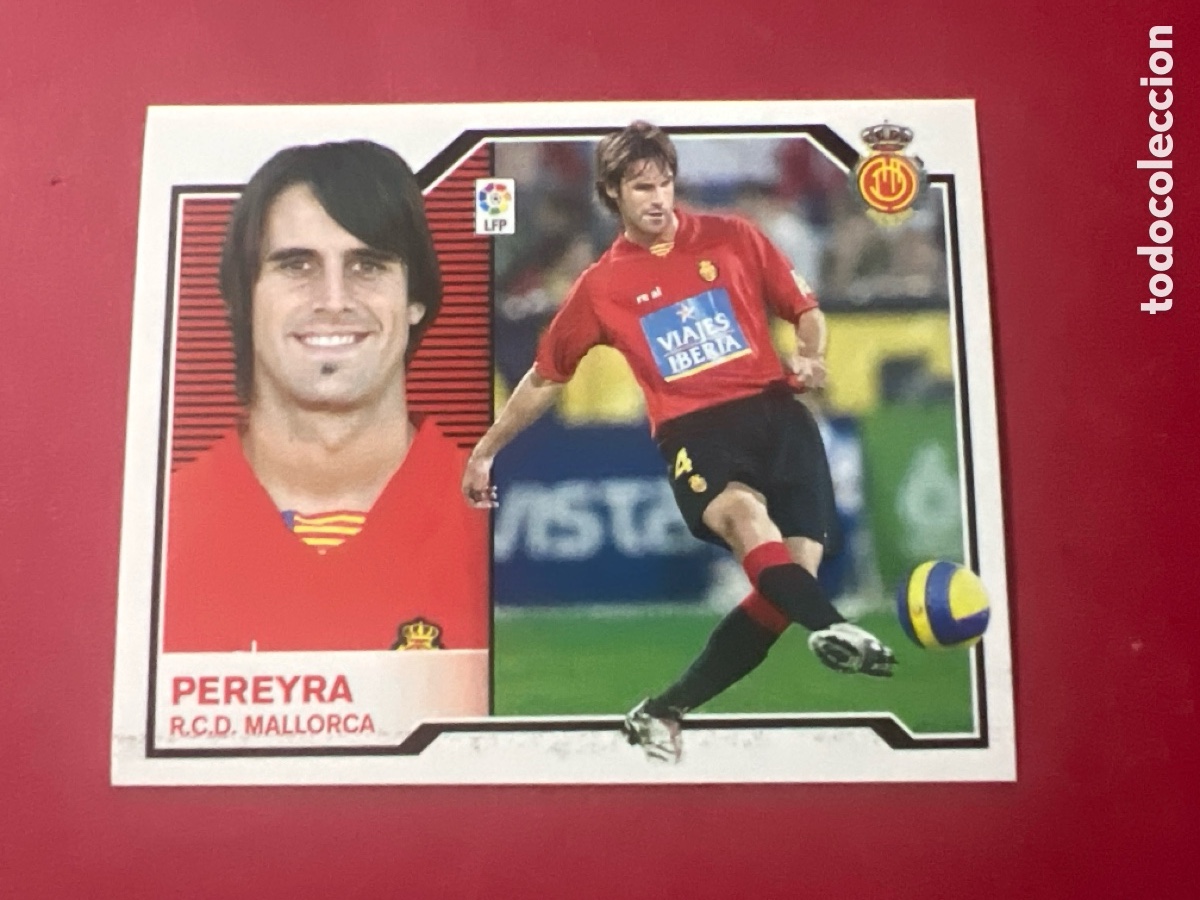 Cromos de F&uacute;tbol: C5284. MALLORCA PEREYRA Ediciones Este Liga 2007-2008 07-08