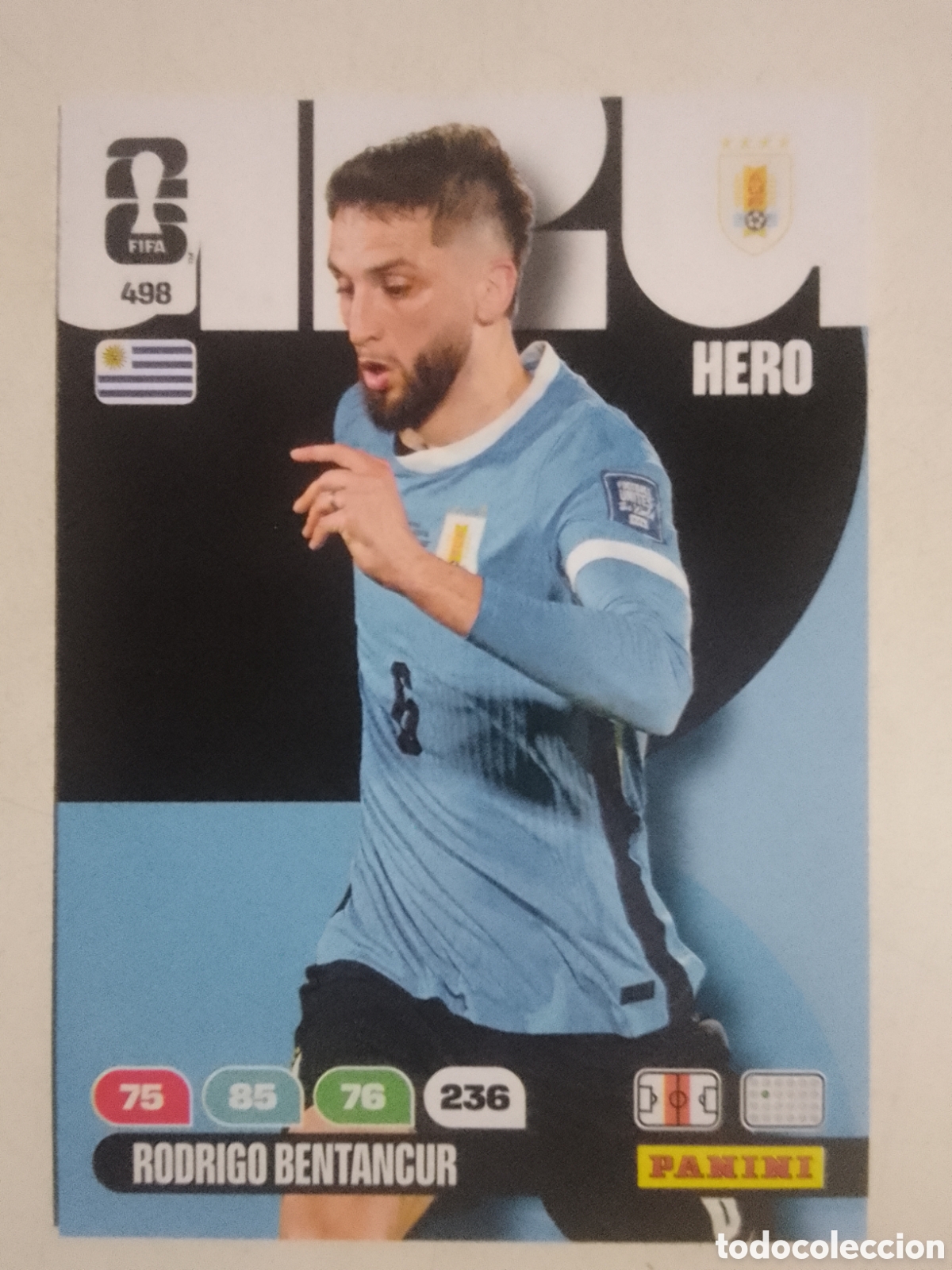 Cromos de F&uacute;tbol: Adrenalyn XL FIFA WORLD CUP 2026 n&deg; 498 Rodrigo Betancur &bull; Uruguay.
