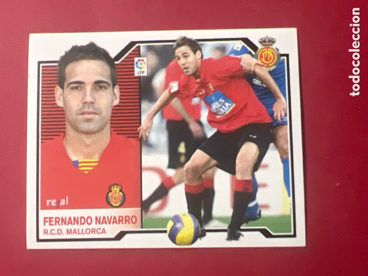 Cromos de F&uacute;tbol: C5286. Fernando Navarro RCD Mallorca Liga Este 07 08