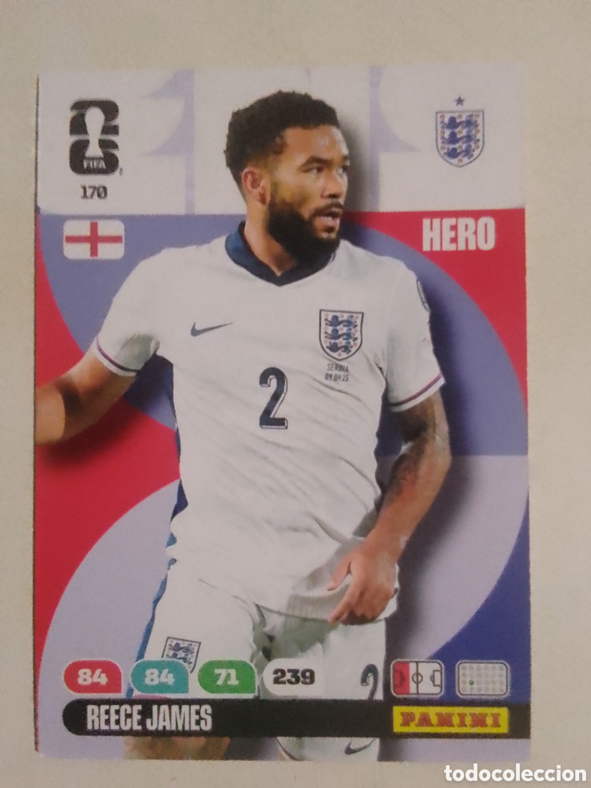 Cromos de F&uacute;tbol: Adrenalyn XL FIFA WORLD CUP 2026 n&deg; 170 Reece James &bull; Inglaterra.