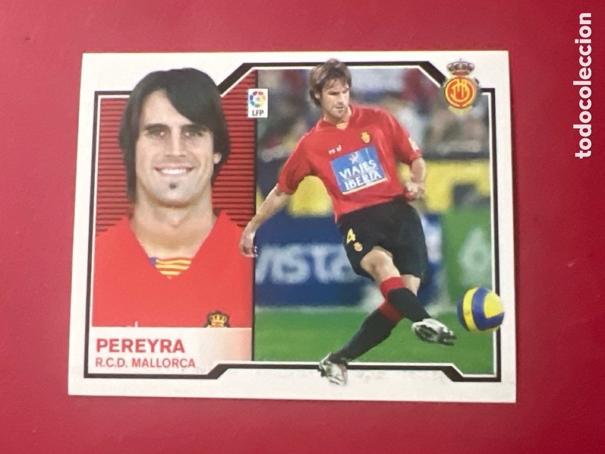 Cromos de F&uacute;tbol: C5289. MALLORCA PEREYRA Ediciones Este Liga 2007-2008 07-08