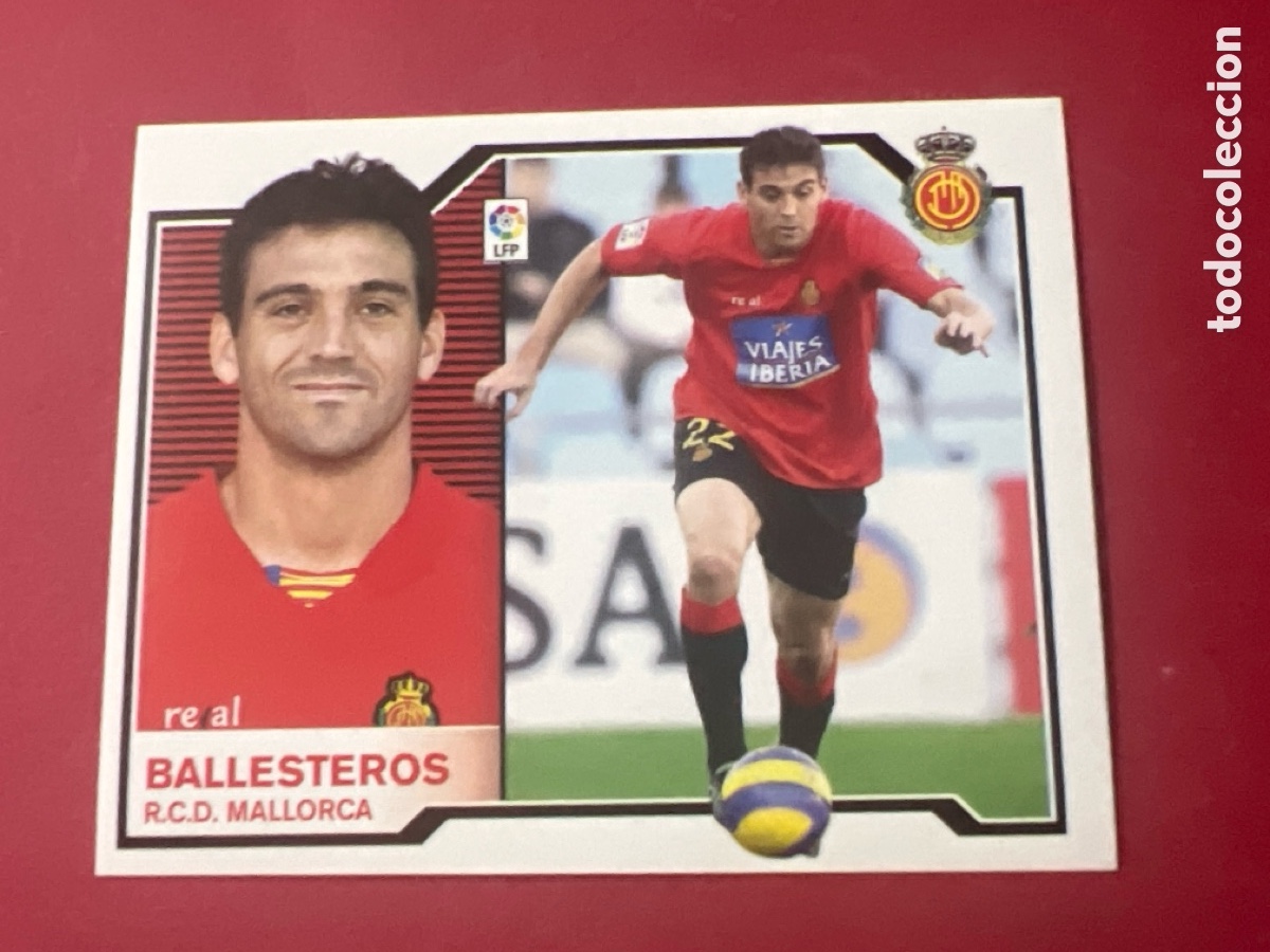Cromos de F&uacute;tbol: C5290. Ballesteros RCD Mallorca Liga Este 07 08