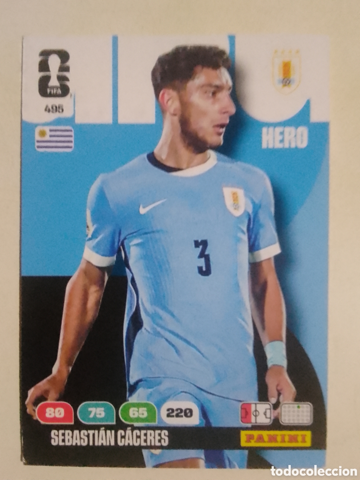 Cromos de F&uacute;tbol: Adrenalyn XL FIFA WORLD CUP n&deg; 495 Sebasti&aacute;n C&aacute;ceres &bull; Uruguay.