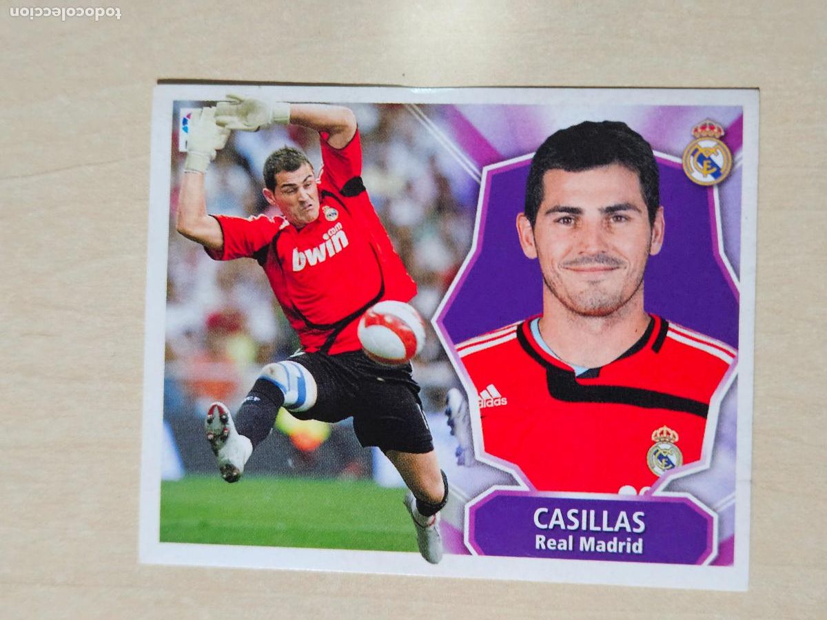 Cromos de F&uacute;tbol: CROMO CASILLAS - ESTE 2008 09 - 08 09 - CROMO SIN PEGAR - REAL MADRID