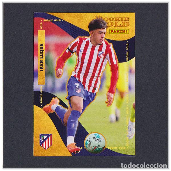 Cromos de F&uacute;tbol: PANINI CLUB 2025 2026 25 26 ATL&Eacute;TICO MADRID IKER LUQUE 58 ROOKIE GOLD LIGA ALBUM COLECCI&Oacute;N F&Uacute;TBOL