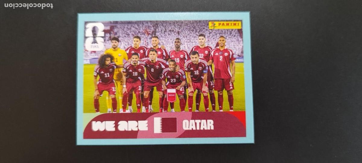 Cromos de F&uacute;tbol: FIFA WORLD CUP 2026 STICKER ALINEACION QATAR # QAT13 PANINI