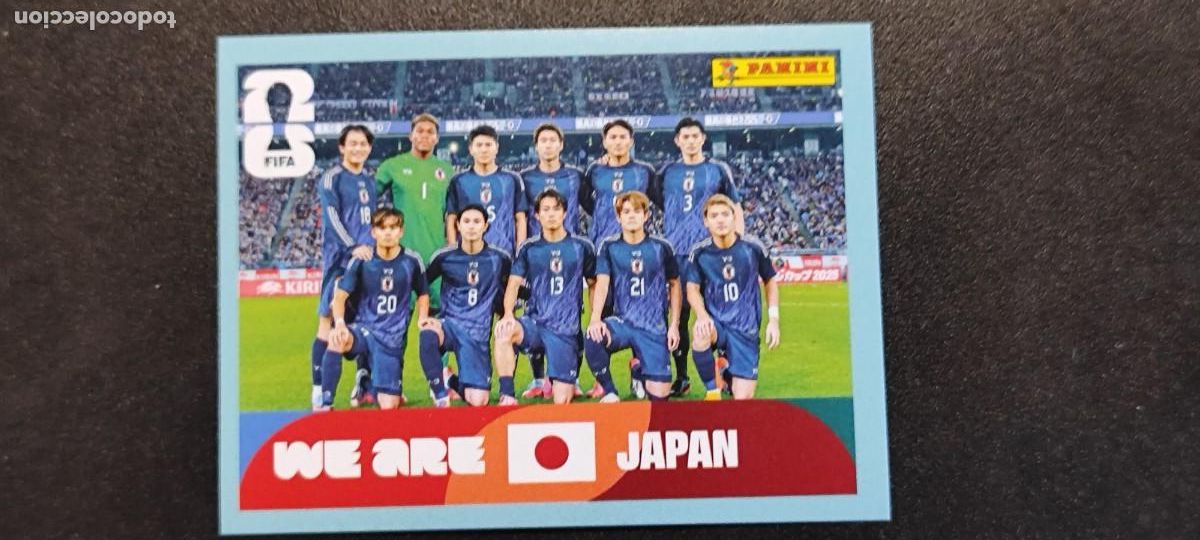 Cromos de F&uacute;tbol: FIFA WORLD CUP 2026 STICKER ALINEACION JAPON # JAPON13 PANINI