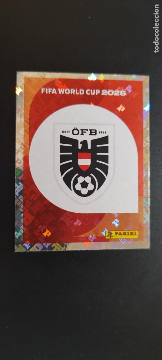Cromos de F&uacute;tbol: FIFA WORLD CUP 2026 STICKER ESCUDO AUSTRIA # AUT1 PANINI