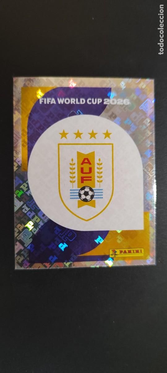 Cromos de F&uacute;tbol: FIFA WORLD CUP 2026 STICKER ESCUDO URUGUAY # URU1 PANINI