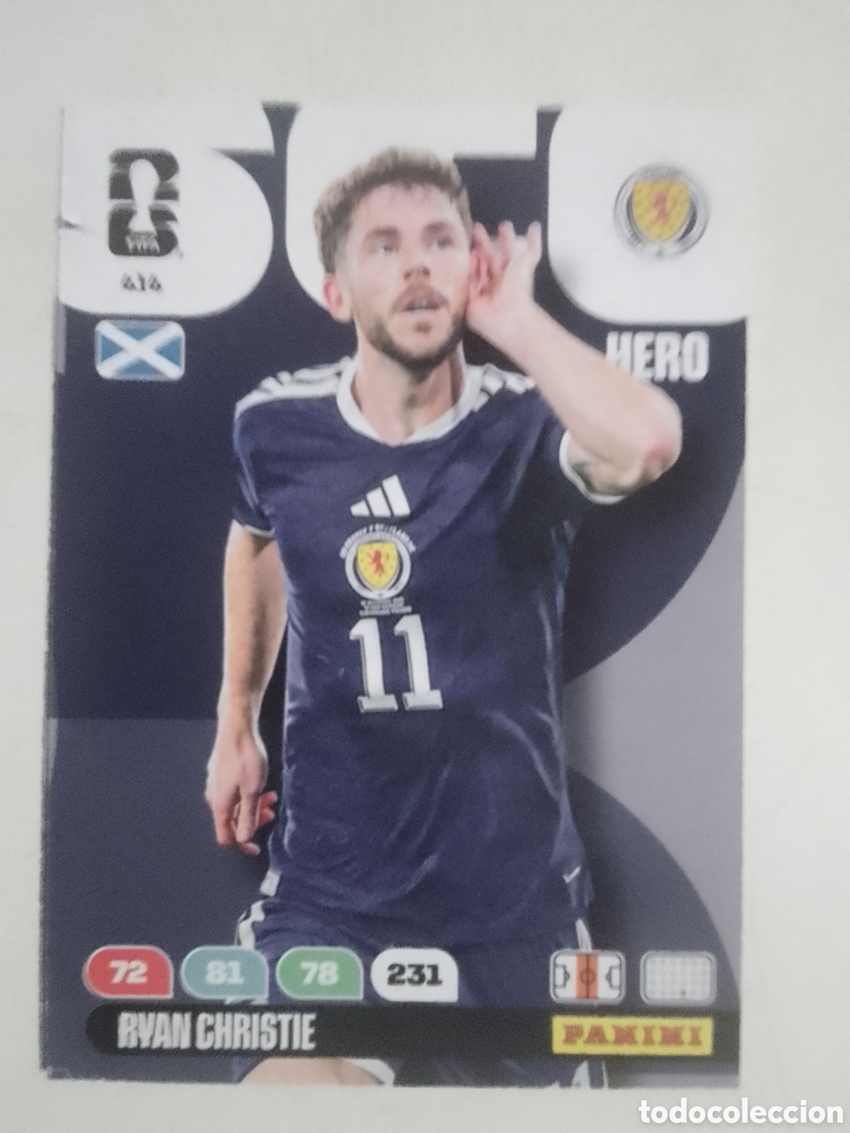 Cromos de F&uacute;tbol: Adrenalyn XL FIFA WORLD CUP 2026 n&deg; 414 Ryan Christie &bull; Escocia.