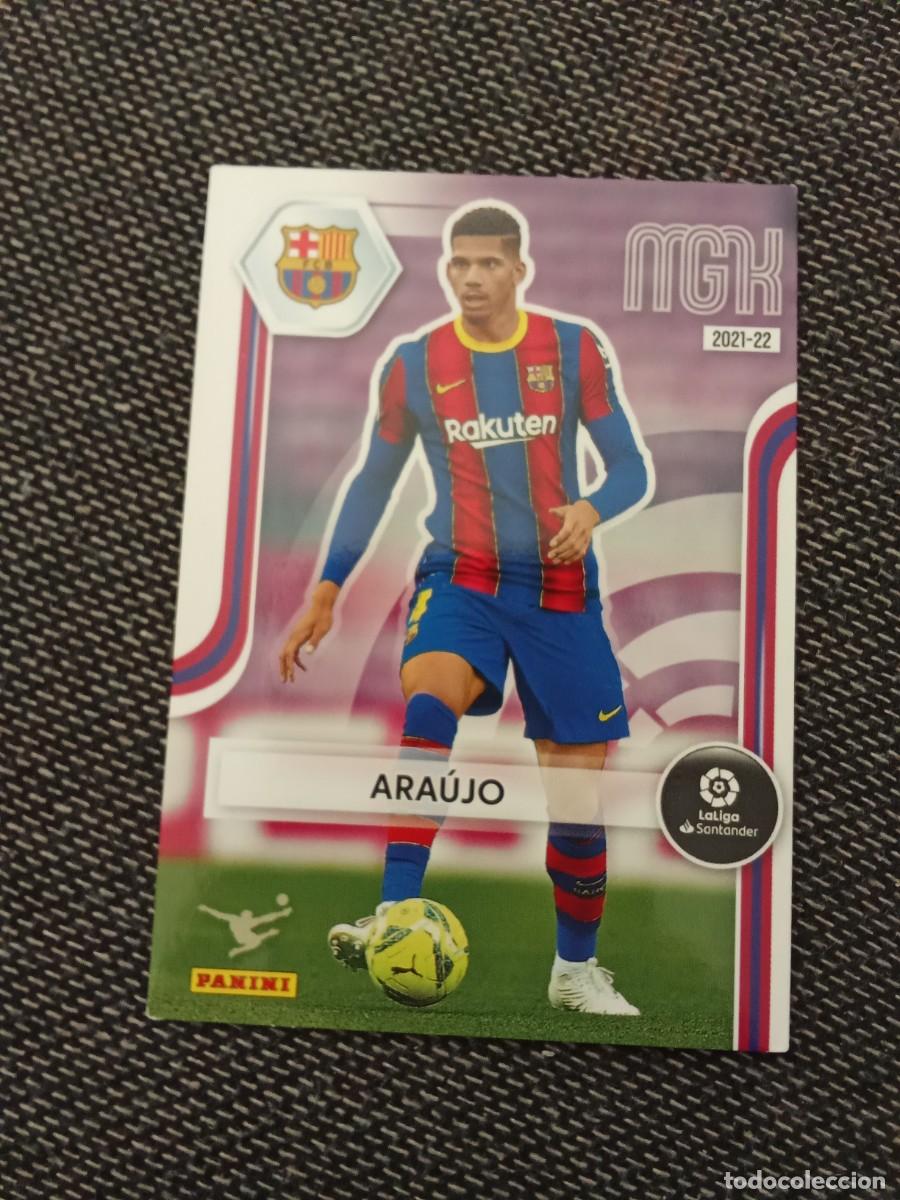 Cromos de F&uacute;tbol: 62 Araujo FC Barcelona megacracks 2021-22