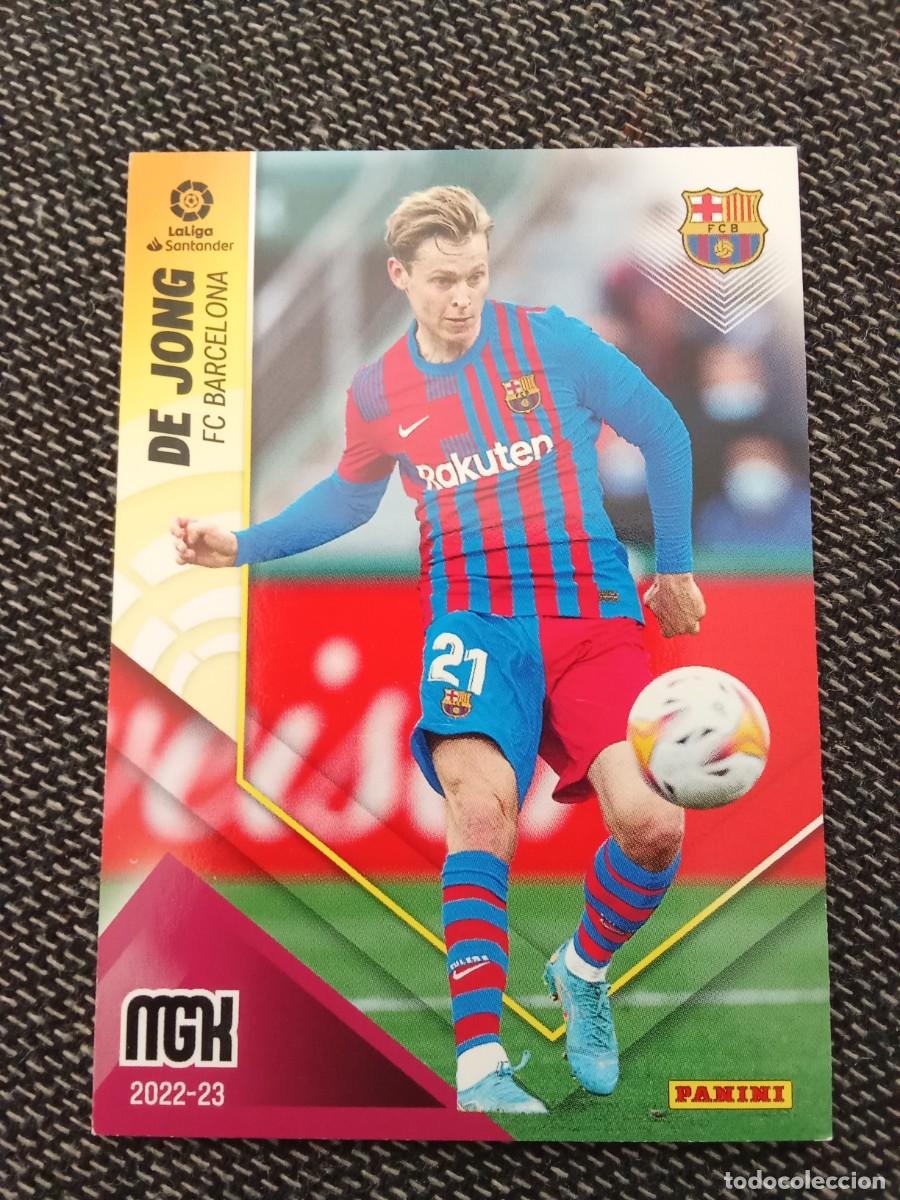 Cromos de F&uacute;tbol: 74 de jong FC Barcelona megacracks 2022-23