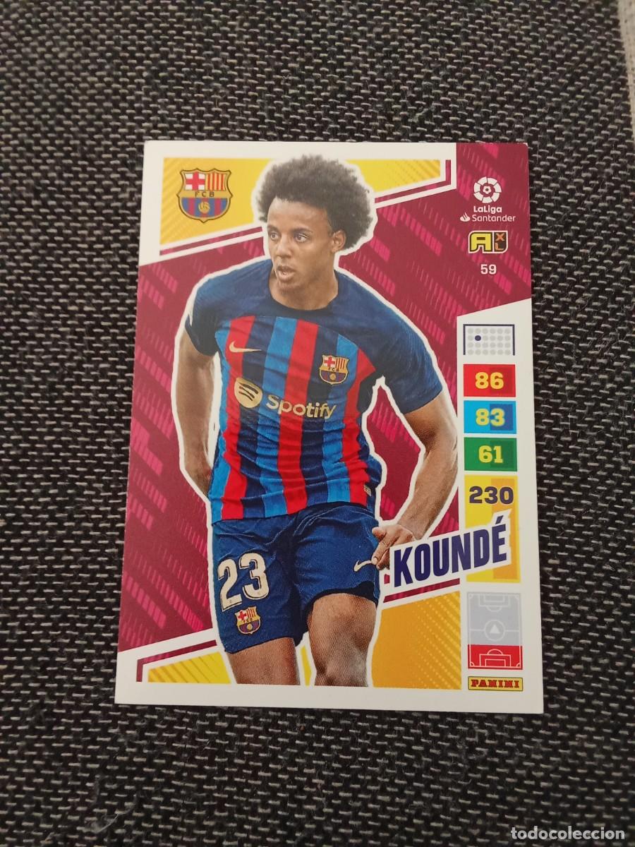 Cromos de F&uacute;tbol: 59 kounde FC Barcelona ADRENALYN 2022-23