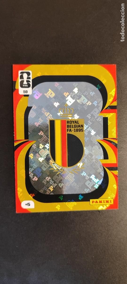Cromos de F&uacute;tbol: ADRENALYN XL FIFA WORLD CUP 2026 CARD ESCUDO BELGICA # 59 PANINI