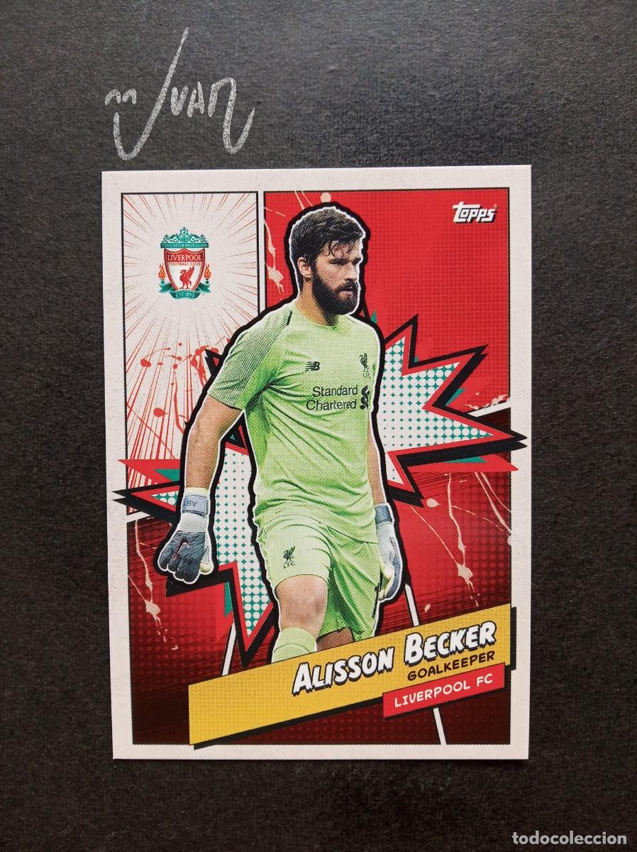 Cromos de F&uacute;tbol: LFCH-4 HEROES ALISSON BECKER BRASIL ⚽ TOPPS &reg; LIVERPOOL FAN SET 2023 2024 23 24 NUEVO