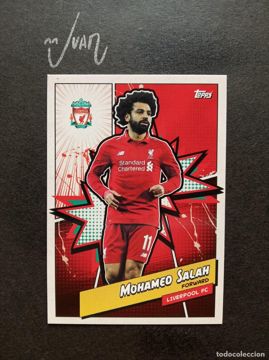 Cromos de F&uacute;tbol: LFCH-8 HEROES MOHAMED SALAH EGIPTO ⚽ TOPPS &reg; LIVERPOOL FAN SET 2023 2024 23 24 NUEVO