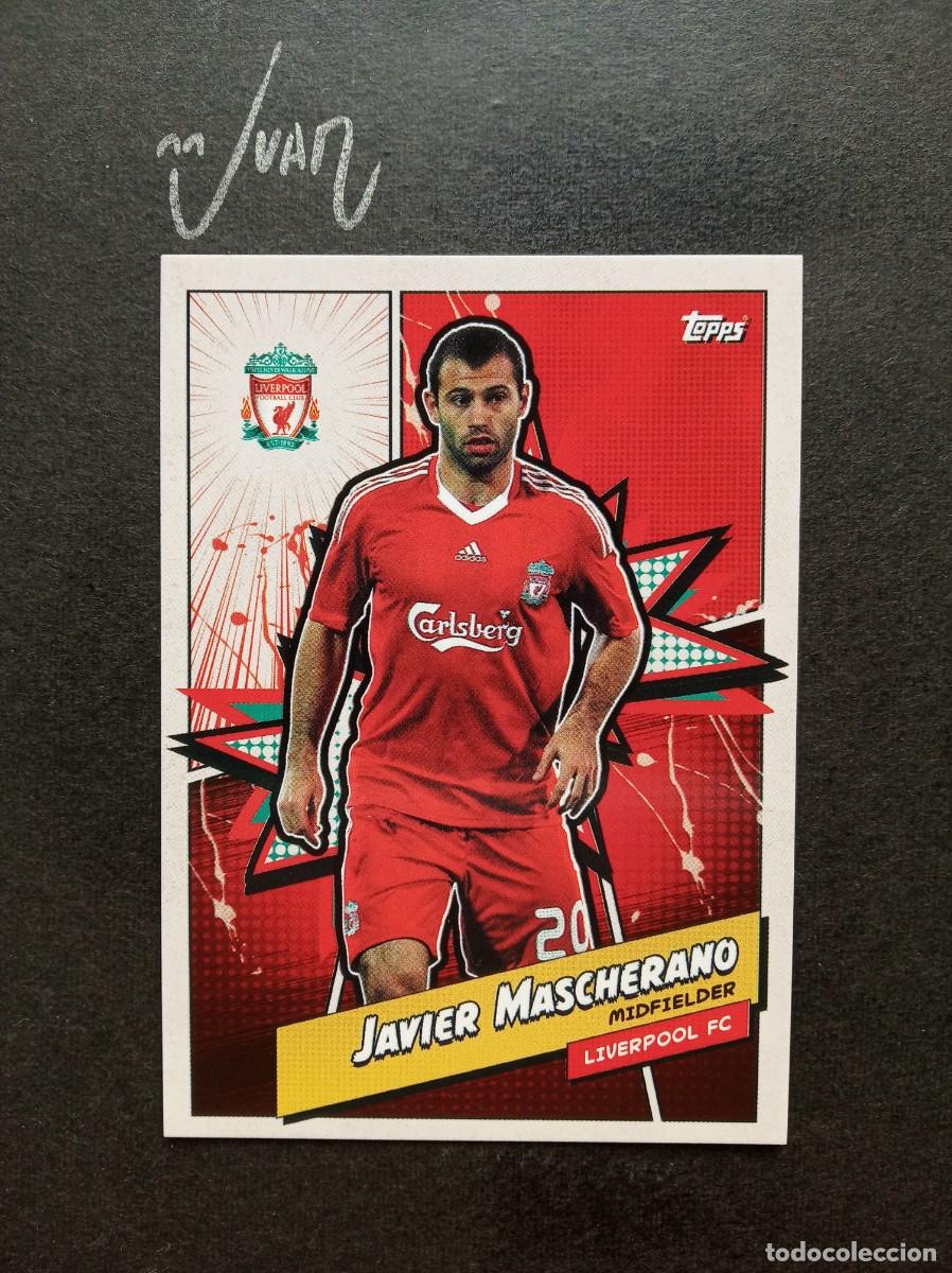 Cromos de F&uacute;tbol: LFCH-10 HEROES MASCHERANO ARGENTINA ⚽ TOPPS &reg; LIVERPOOL FAN SET 2023 2024 23 24 NUEVO