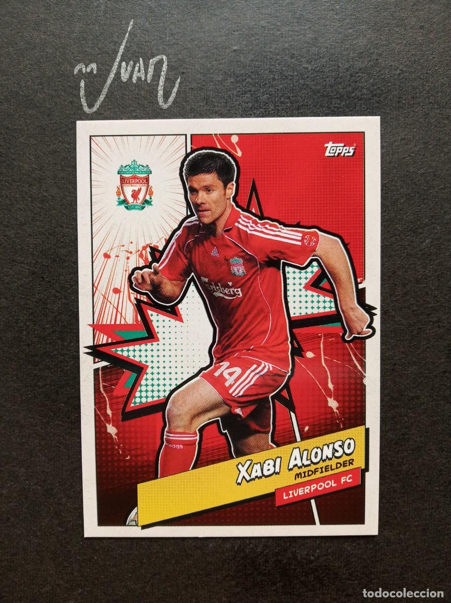 Cromos de F&uacute;tbol: LFCH-11 HEROES XABI ALONSO ESPA&Ntilde;A REAL MADRID ⚽ TOPPS &reg; LIVERPOOL FAN SET 2023 2024 23 24 NUEVO