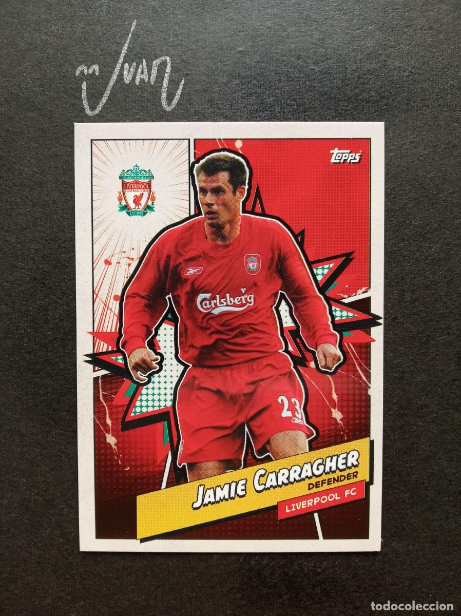 Cromos de F&uacute;tbol: LFCH-12 HEROES JAMIE CARRAGHER INGLATERRA ⚽ TOPPS &reg; LIVERPOOL FAN SET 2023 2024 23 24 NUEVO