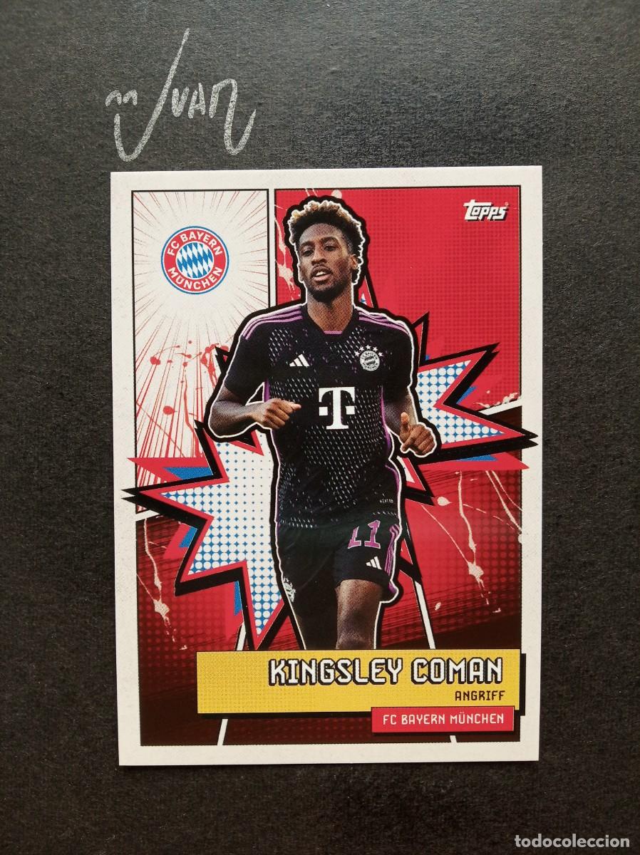 Cromos de F&uacute;tbol: FCBH-9 HEROES COMAN BAYERN MUNCHEN FRANCIA⚽ TOPPS &reg; BAYER MUNICH FAN SET 2023 2024 23 24 NUEVO
