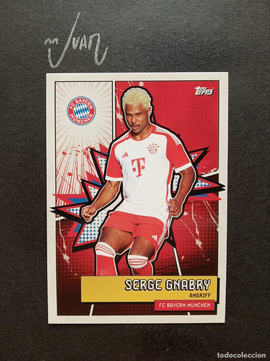 Cromos de F&uacute;tbol: FCBH-10 HEROES GNABRY BAYERN MUNCHEN ALEMANIA ⚽ TOPPS &reg; BAYER MUNICH FAN SET 2023 2024 23 24 NUEVO