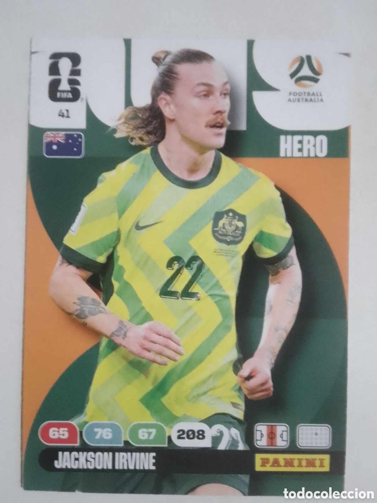 Cromos de F&uacute;tbol: Adrenalyn XL FIFA WORLD CUP 2026 n&deg; 41 Jackson Irvine &bull; Australia.