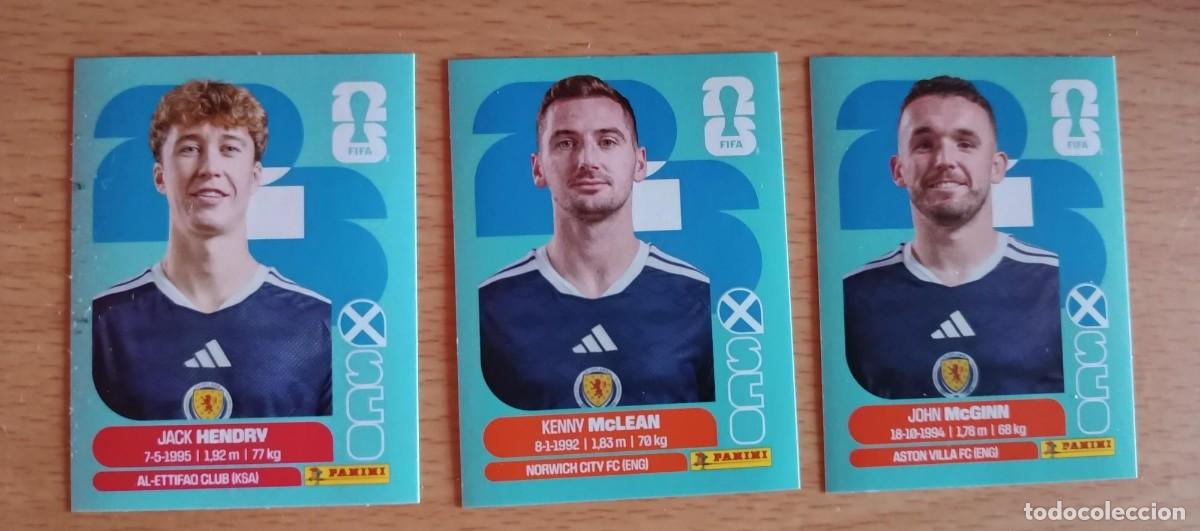 Cromos de F&uacute;tbol: HENDRV,MC LEAN,McGINN FIFA WORLD 2026 SCO 3,16,17