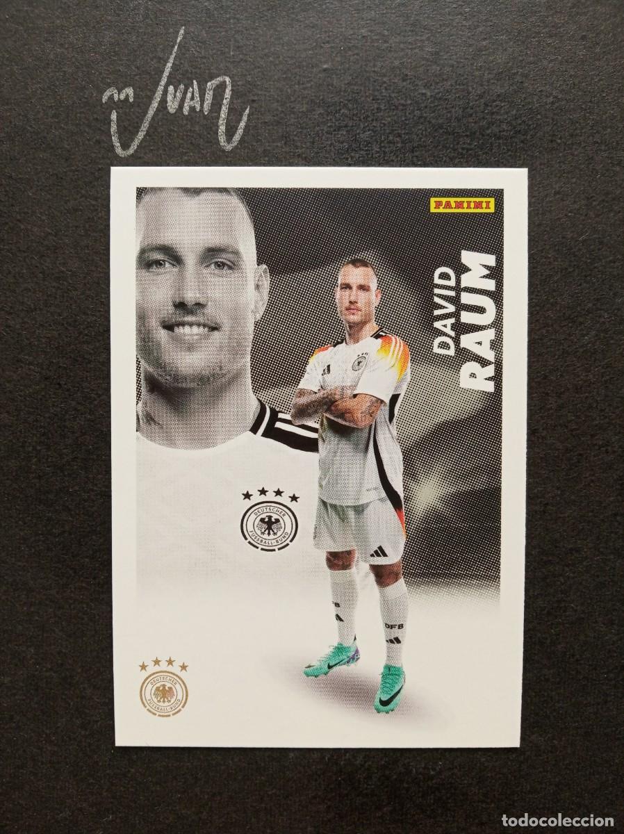 Figurine di Calcio: BA-08 DAVID RAUM RB LEIPZIG ⚽ PANINI &reg; DFB SELECCION ALEMANIA 2023 2024 23 24 NUEVO