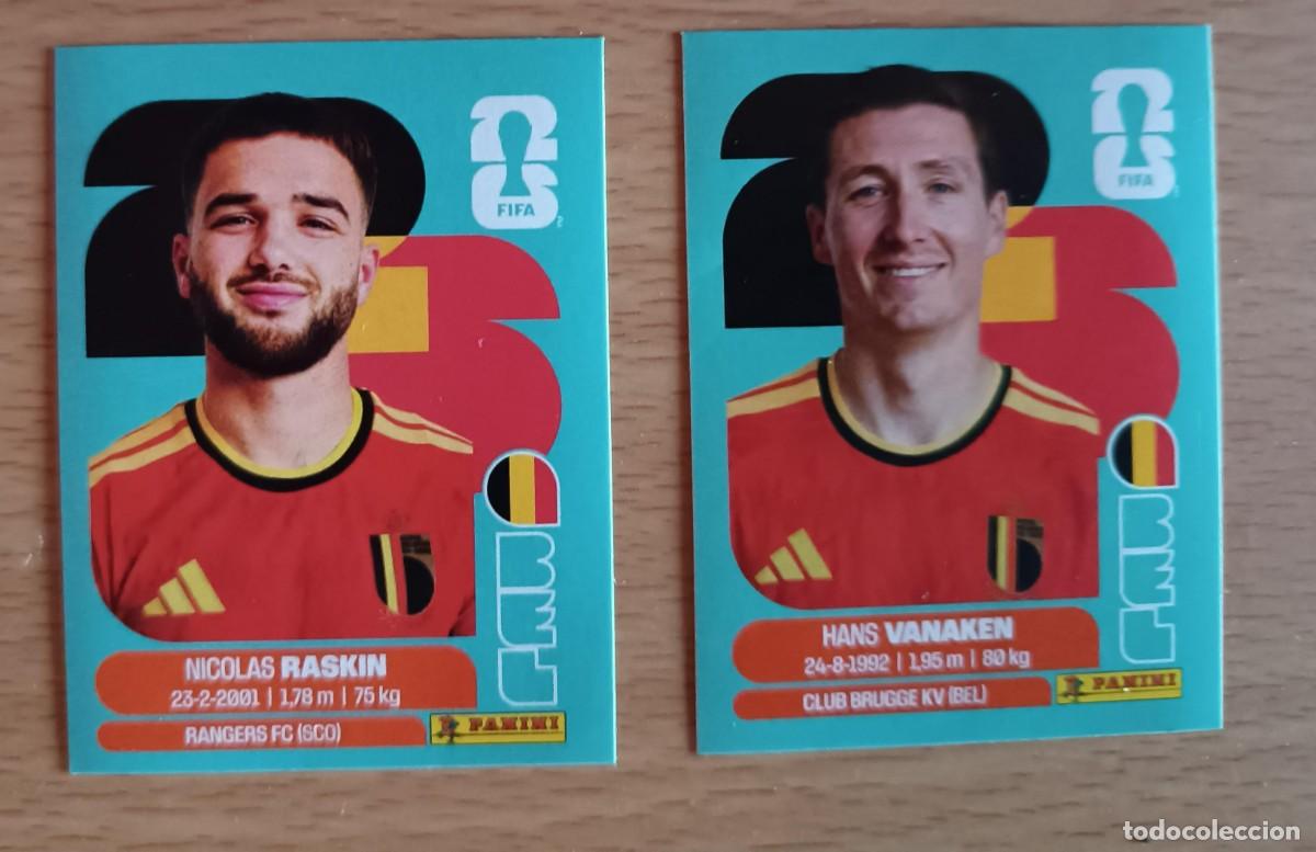 Cromos de F&uacute;tbol: VANAKEN -RASKIN FIFA WORLD 2026 BEL. 11-14