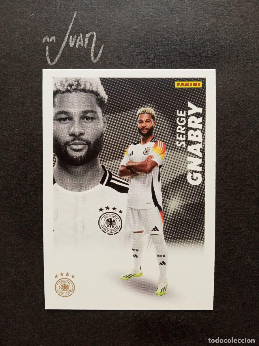 Cromos de F&uacute;tbol: BA-14 SERGE GNABRY BAYER MUNICH ⚽ PANINI &reg; DFB SELECCION ALEMANIA 2023 2024 23 24 NUEVO