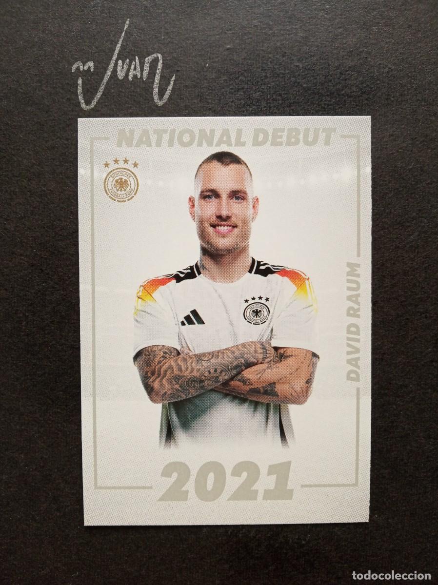 Cromos de F&uacute;tbol: DEB-08 NATIONAL DEBUT DAVID RAUM RB LEIPZIG ⚽ PANINI &reg; DFB SELECCION ALEMANIA 2023 2024 23 24 NUEVO