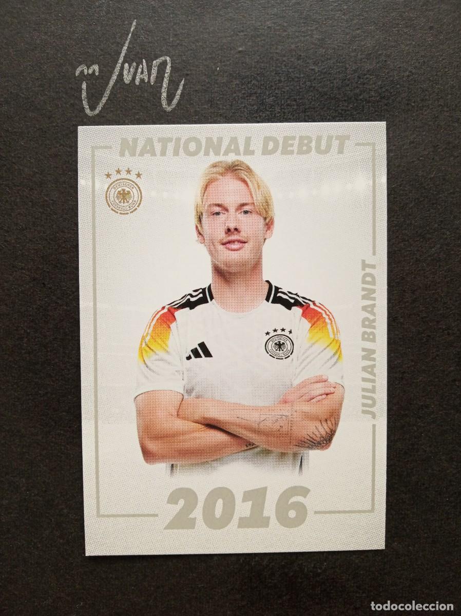 Cromos de F&uacute;tbol: 12 NATIONAL DEBUT BRANDT BORUSSIA DORTMUND ⚽ PANINI &reg; DFB SELECCION ALEMANIA 2023 2024 23 24 NUEVO