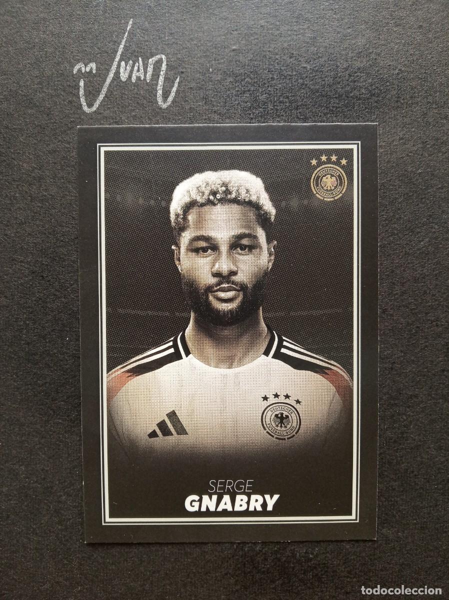 Fu&szlig;ball-Sticker: FOC-14 FOCUS GAME SERGE GNABRY BAYER MUNICH ⚽ PANINI &reg; DFB SELECCION ALEMANIA 2023 2024 23 24 NUEVO