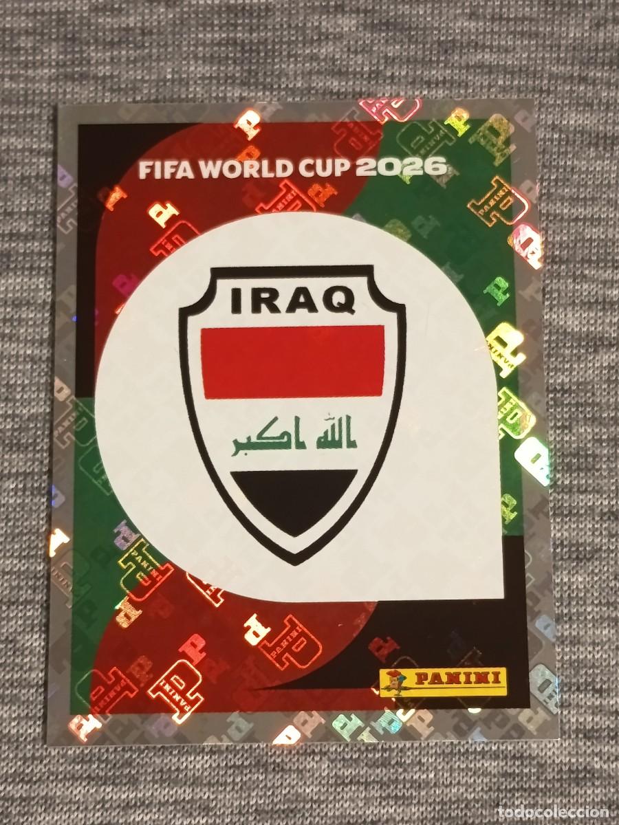 Fu&szlig;ball-Sticker: ESCUDO IRAQ IRQ 1 STICKER MUNDIAL 2026 PANINI FIFA WORLD CUP NUEVO