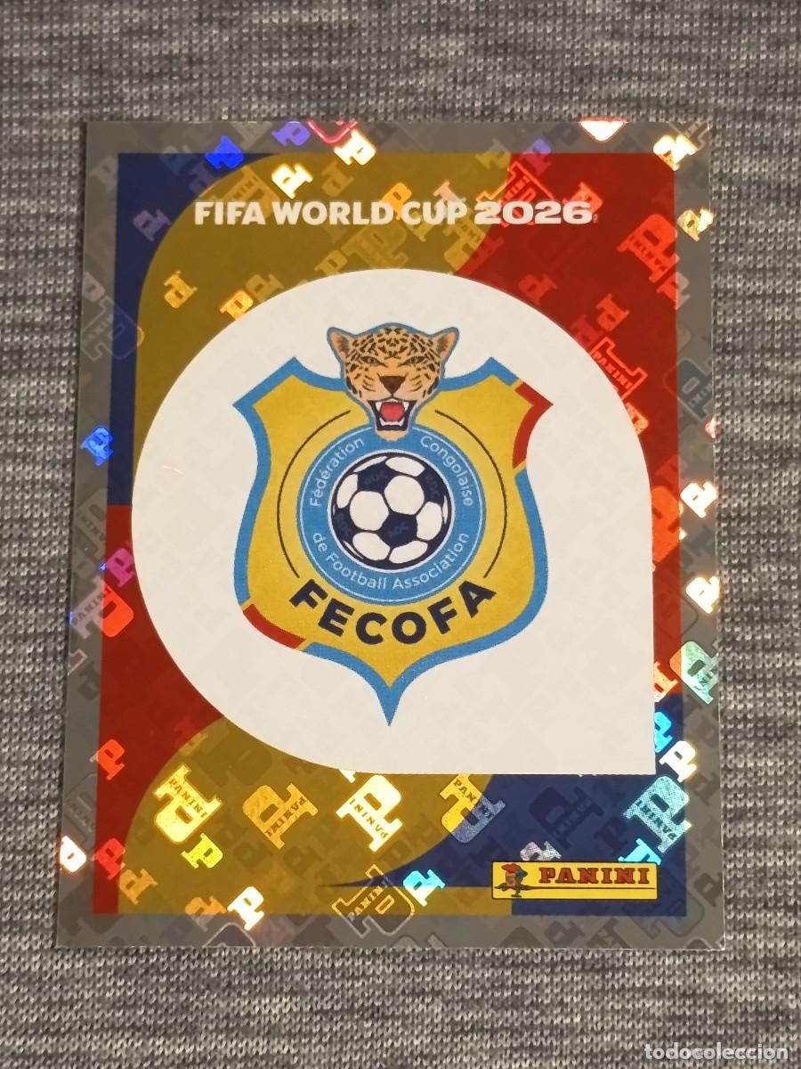 Cromos de F&uacute;tbol: ESCUDO REPUBLICA DEL CONGO COD 1 STICKER MUNDIAL 2026 PANINI FIFA WORLD CUP NUEVO