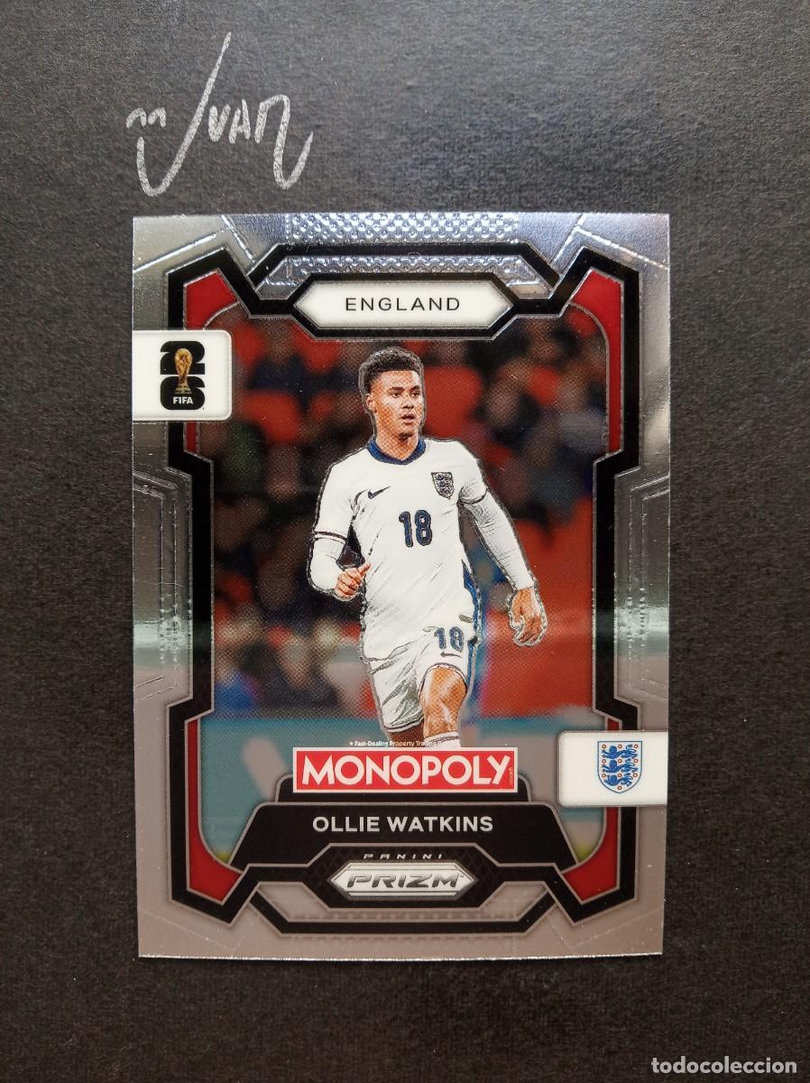 Cromos de F&uacute;tbol: N&ordm; 25 OLLIE WATKINS INGLATERRA ASTON VILLA ⚽ PANINI &reg; MONOPOLY PRIZM FIFA WORLD CUP 2026 26 NUEVO