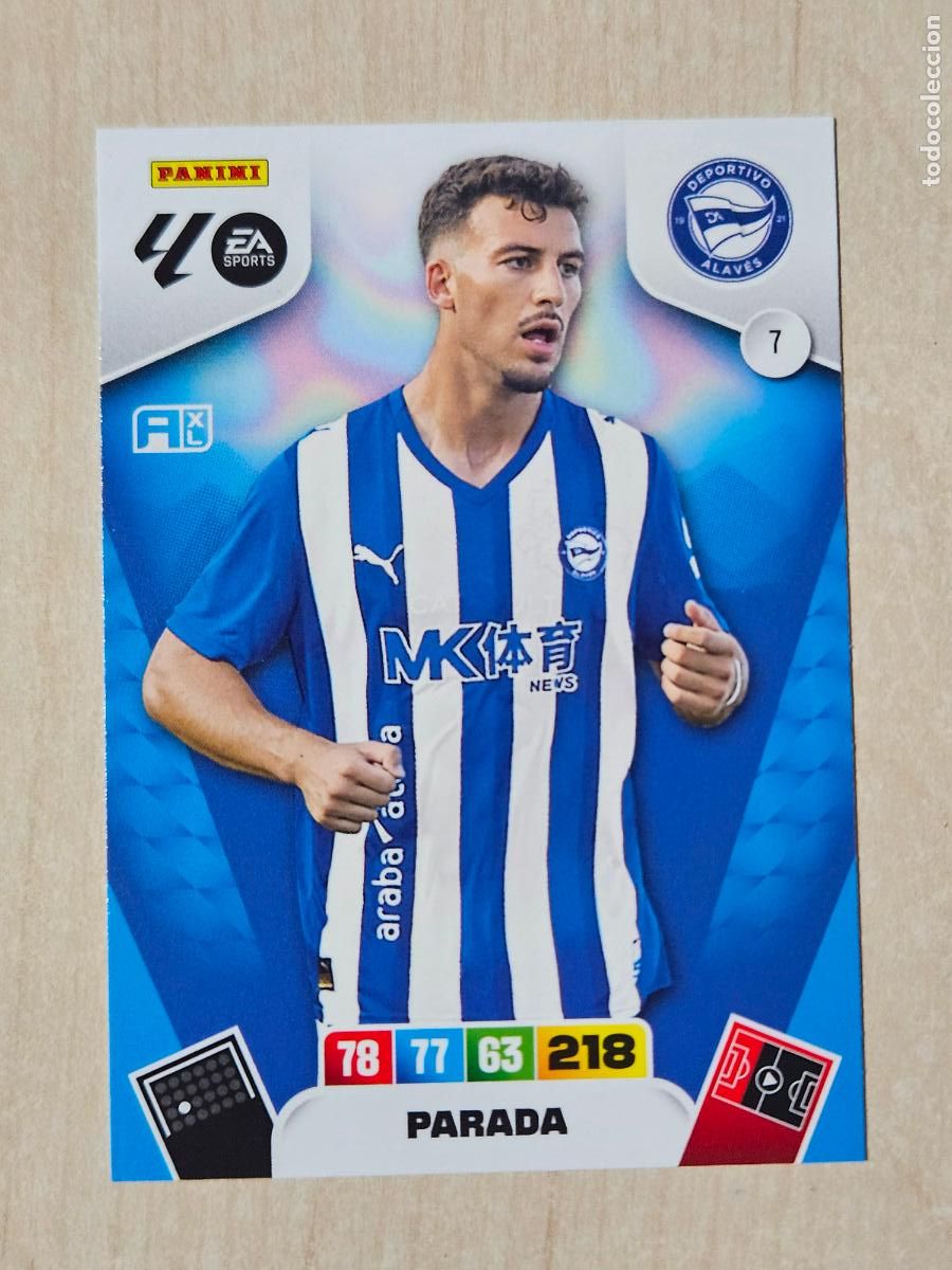 Cromos de F&uacute;tbol: FICHA N&ordm; 7 PARADA - ADRENALYN 25 26 - PANINI 2025 - 26 - CROMO - ALAVES