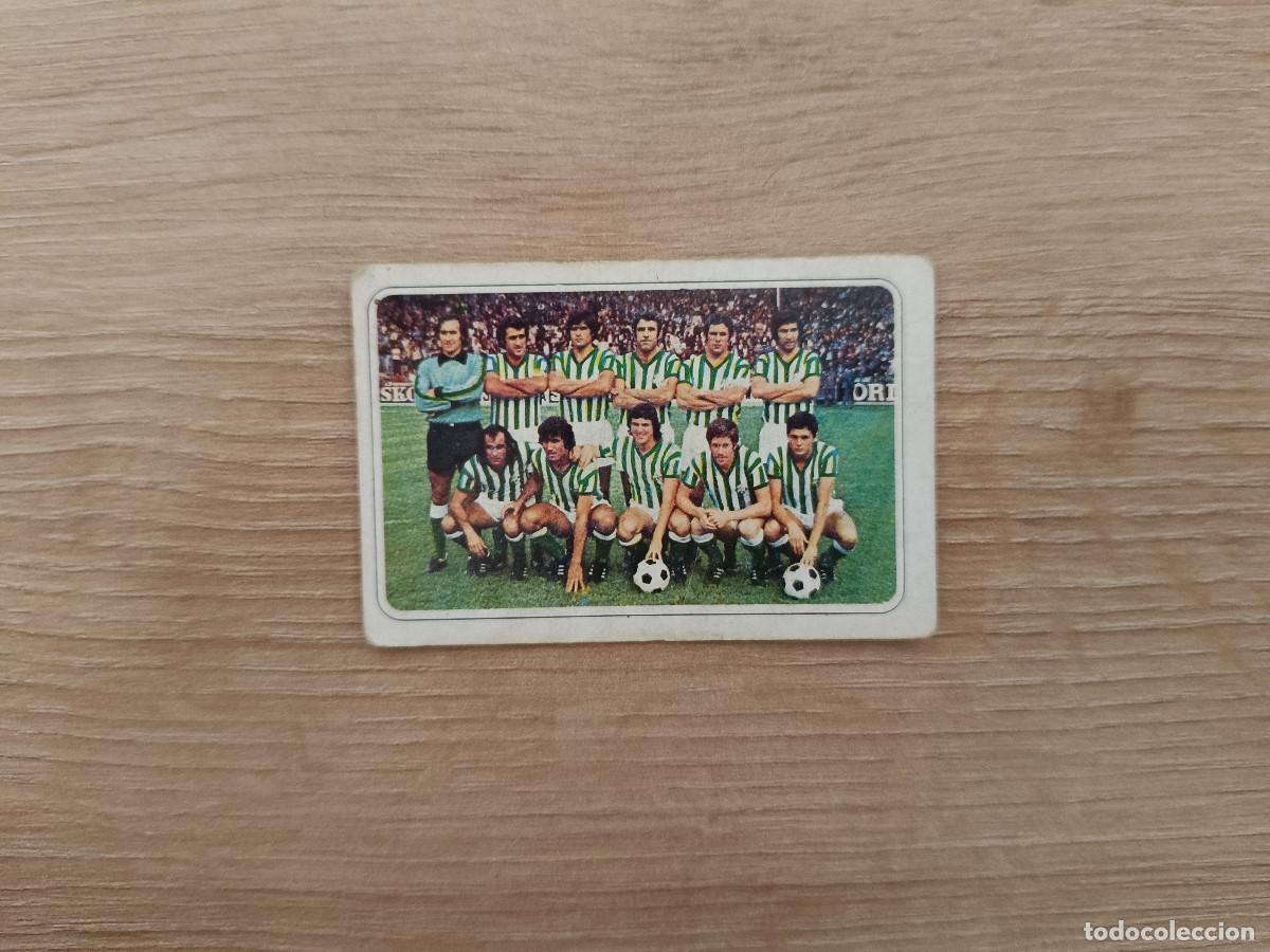 Cromos de F&uacute;tbol: CROMO PACOSA FUTBOL EN ACCION ALINEACION BETIS SIN PEGAR NUNCA PEGADO 1978 1979 78 79 D626