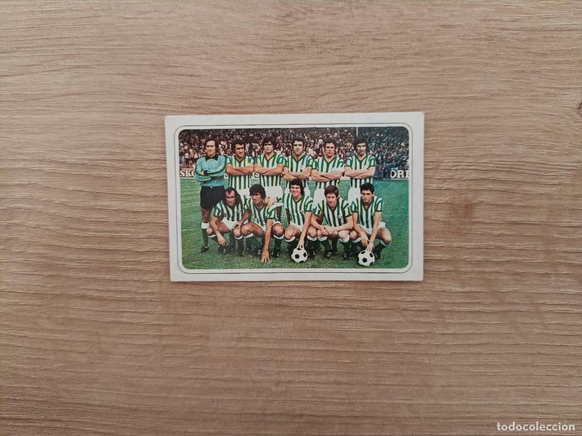 Cromos de F&uacute;tbol: CROMO PACOSA FUTBOL EN ACCION ALINEACION BETIS SIN PEGAR NUNCA PEGADO 1978 1979 78 79 D626