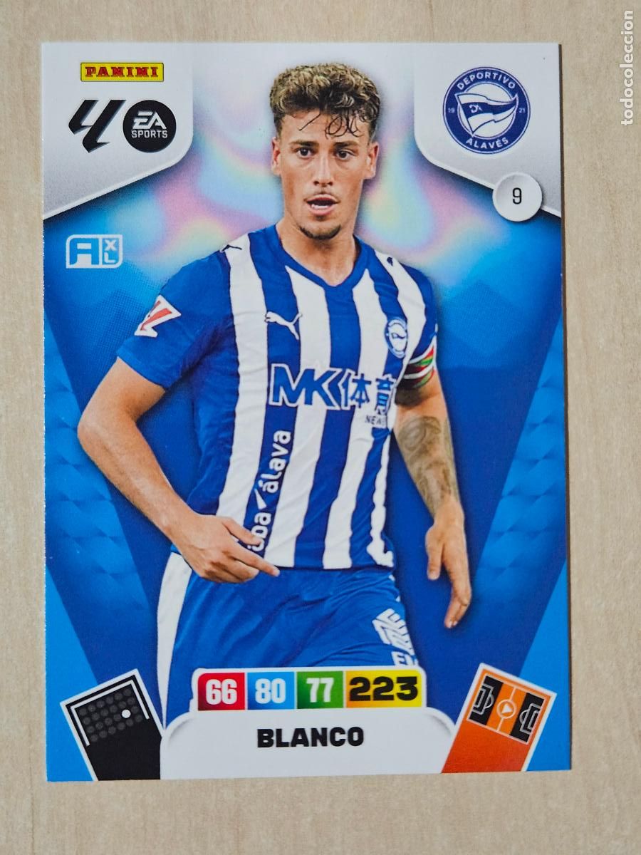 Cromos de F&uacute;tbol: FICHA N&ordm; 9 BLANCO - ADRENALYN 25 26 - PANINI 2025 - 26 - CROMO - ALAVES