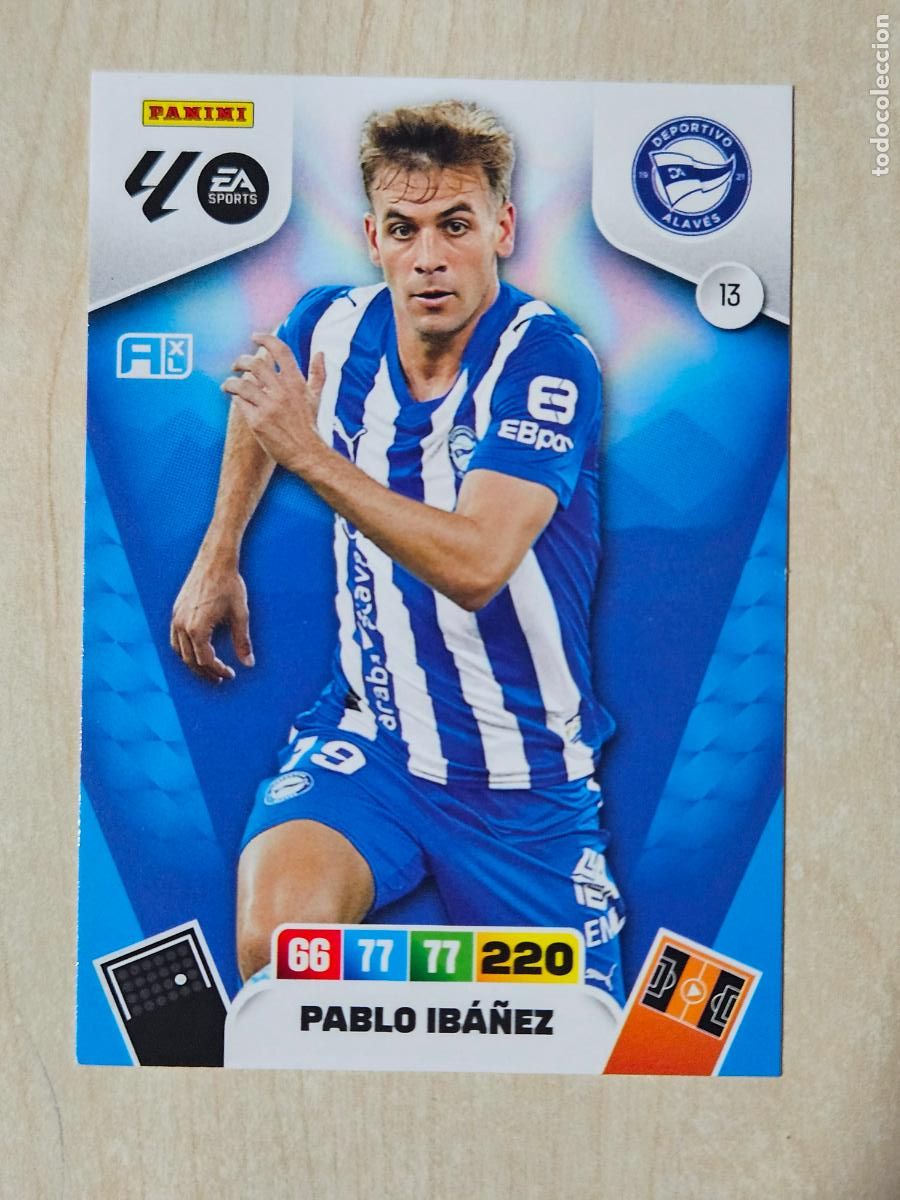 Cromos de Futebol: FICHA N&ordm; 13 PABLO IBA&Ntilde;EZ - ADRENALYN 25 26 - PANINI 2025 - 26 - CROMO - ALAVES