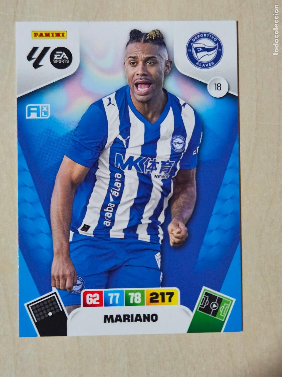Cromos de Futebol: FICHA N&ordm; 18 MARIANO - ADRENALYN 25 26 - PANINI 2025 - 26 - CROMO - ALAVES