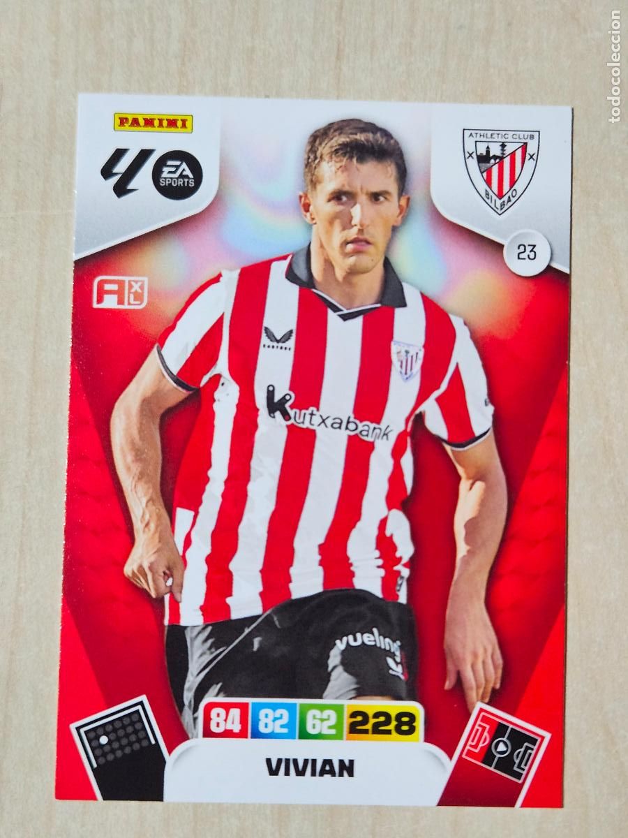 Cromos de Futebol: FICHA N&ordm; 23 VIVIAN - ADRENALYN 25 26 - PANINI 2025 - 26 - CROMO - ATHLETIC DE BILBAO
