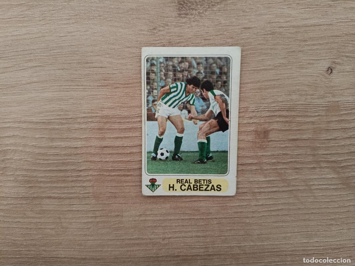 Cromos de F&uacute;tbol: CROMO PACOSA FUTBOL EN ACCION CABEZAS BETIS SIN PEGAR NUNCA PEGADO 1978 1979 78 79 D626