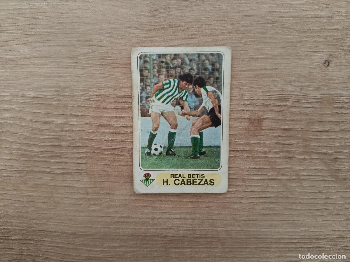Cromos de F&uacute;tbol: CROMO PACOSA FUTBOL EN ACCION CABEZAS BETIS SIN PEGAR NUNCA PEGADO 1978 1979 78 79 D626