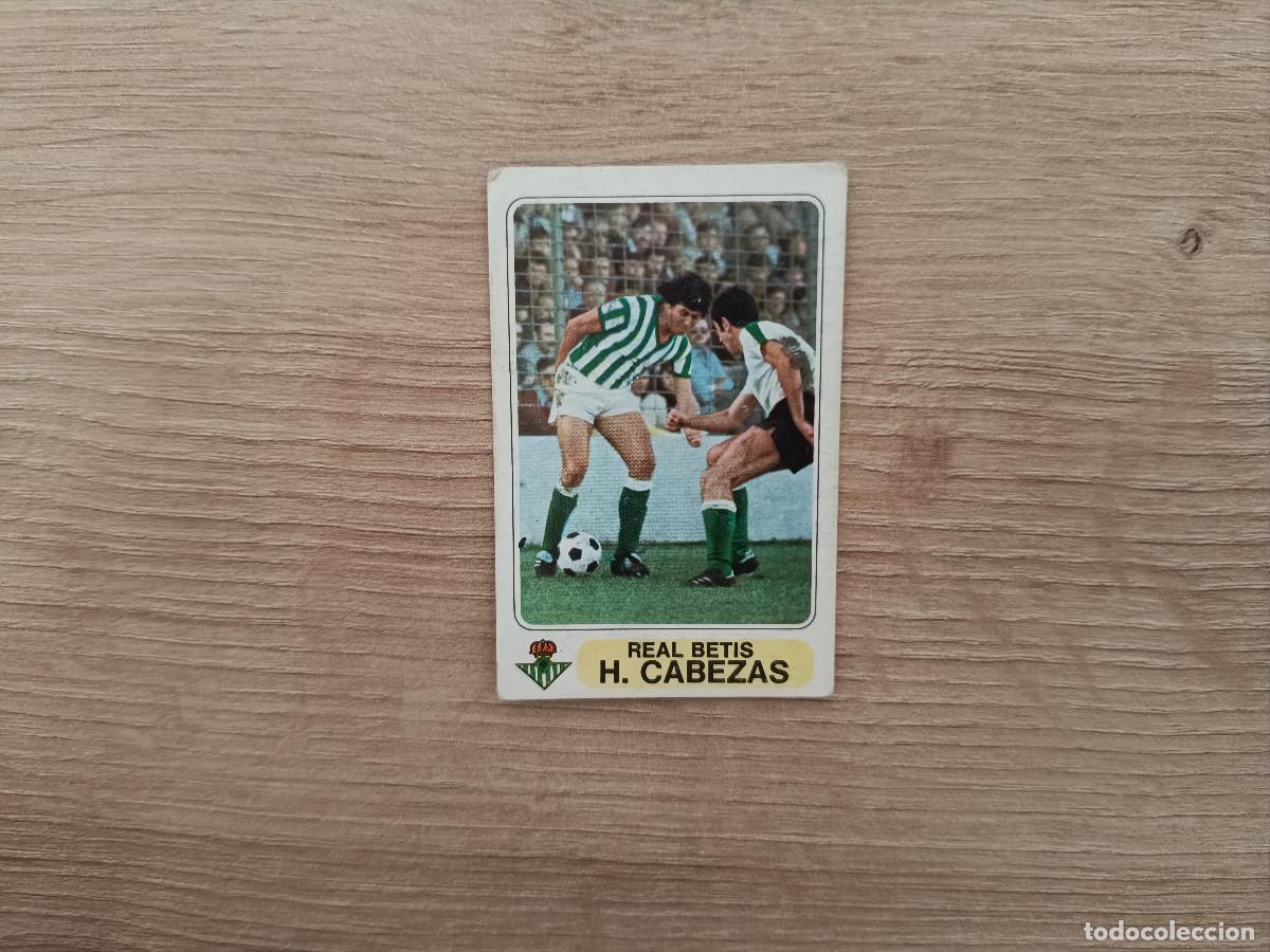 Cromos de F&uacute;tbol: CROMO PACOSA FUTBOL EN ACCION CABEZAS BETIS SIN PEGAR NUNCA PEGADO 1978 1979 78 79 D626