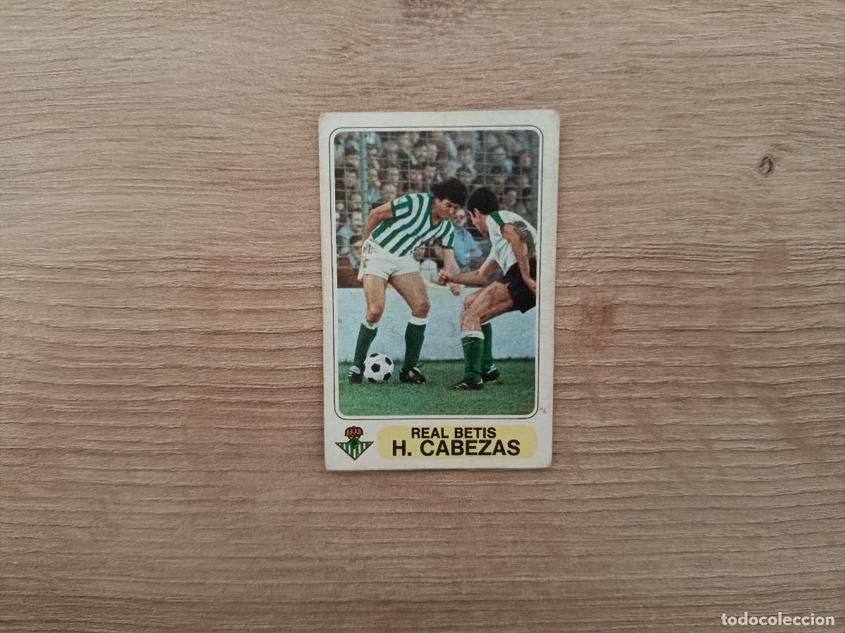 Cromos de F&uacute;tbol: CROMO PACOSA FUTBOL EN ACCION CABEZAS BETIS SIN PEGAR NUNCA PEGADO 1978 1979 78 79 D626
